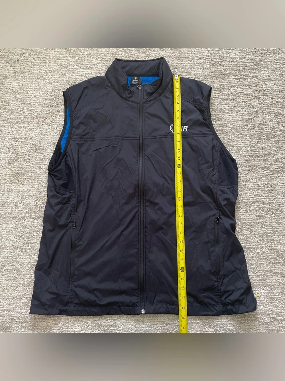 Kuhl The One Vest Mens XXL Black Softshell Fleece Lined Lightweight Insulated